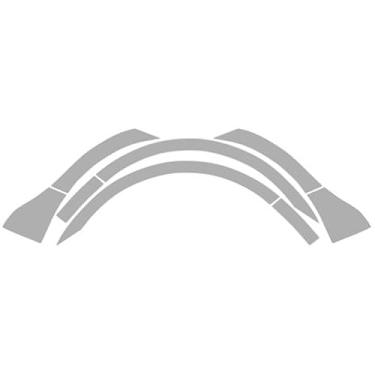 Imagem de Vicrez Paint Protection PPF Pre-Cut Kit, Wheel Lip/Splash Rear, Driver and Passenger vpp7888 Compatible with BMW M5 Sedan 2008-2010