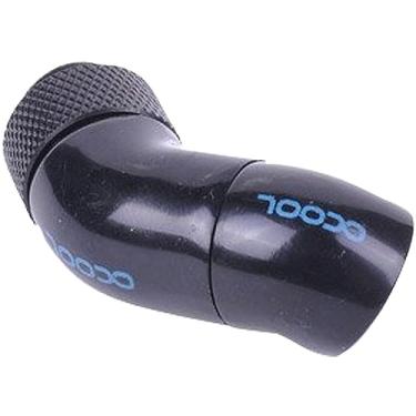 Imagem de Alphacool Adaptador angular 17060 duplo 45° rosca externa G1/4" para rosca interna G1/4" - acessórios de resfriamento de água preto profundo