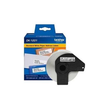 Imagem de Etiqueta Brother 29mmx90mm DK-1201 Pré Cortada