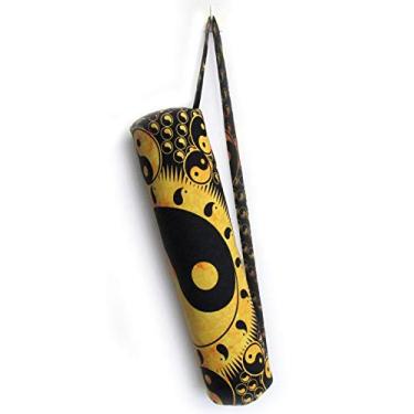 Imagem de ICC Bolsa de transporte para tapete de ioga - Bolsa de ioga para exercícios masculinos, bolsa de armazenamento multifuncional, alça ajustável de carga com zíper completo para mulheres, bolsa de