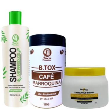 Imagem de Kit B.tox Capilar Café Marroquina 2x1kg + Condicionador Aminoacidos 50