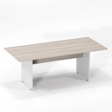 Imagem de Mesa Reunião Pé Painel P25 Pandin 2,6 M Casablanca e Branco