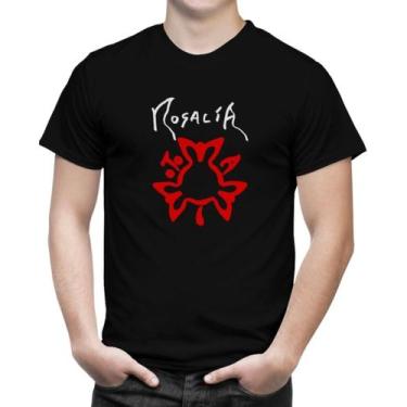 Imagem de Camiseta Masculina Show Rosalía Motomami Pop 3 - SEMPRENALUTA, Preto, 