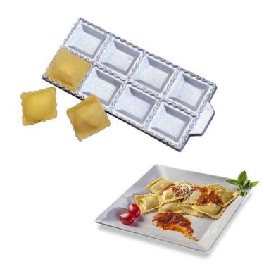 Imagem de Forma Tortei Ravioli Cortar Tortelone Aluminio 8 Cavidades - Malta