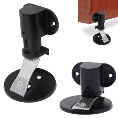 Imagem de Kit 3 Prendedor Trava Fixador Porta Magnético Inox Ajustável - Embralu