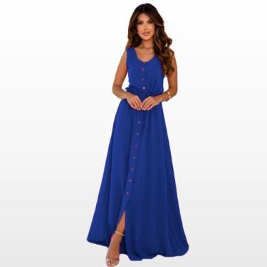Imagem de Vestido Longo De Festa Elegante Casamento Formaturas Madrinha  - Gisel
