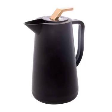 Imagem de Garrafa Térmica de Plástico Atenas Preta 1L 29579 - Wolff