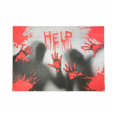 Imagem de Painel decoração Halloween festa Resistênte TNT 1,40x1m - Piffer