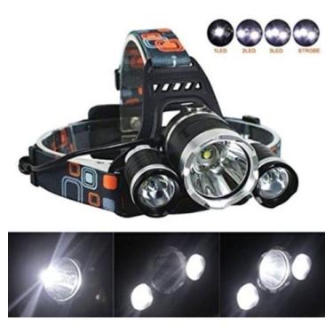 Imagem de Lanterna Led Holofote de Cabeça Recarregável Super Forte - T6 CREE