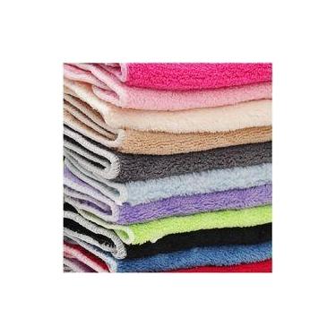 Imagem de Kit com 10 Flanelas Microfibra 100% poliéster 40 x 60 cm - Cores Sorti