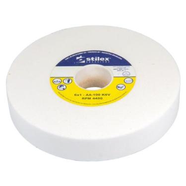 Imagem de Rebolo Pedra De Esmeril Para Aço 6 X 3/4 Gr 100 Stilex