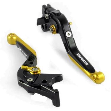 Imagem de Manete Esportivo Extensível Nxr 125 150 160 Laser Bros moto - NoBrand,