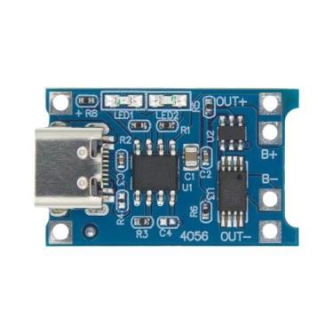 Imagem de Módulo de Carregamento de Bateria de Lítio 18650 - 5V 1A Micro USB - D