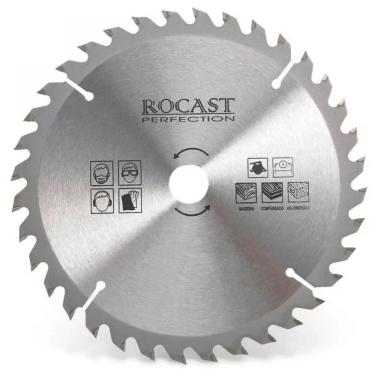 Imagem de Serra Circular com Pastilha de Metal Duro para Madeira 7,1/4" x 24 D - Rocast 35,0001