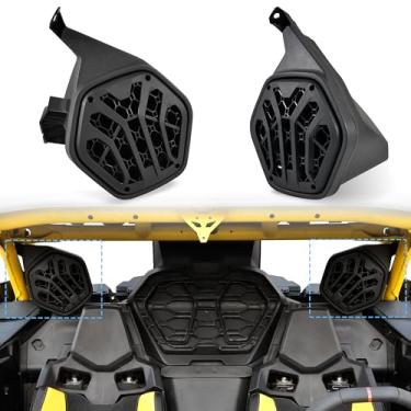 Imagem de POKIAUTO Um par de painéis de alto-falantes de teto para modelos Can-Am Maverick R MAX X RS 2024+ acessórios