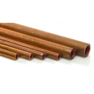 Imagem de Cobre C122 Tubo Telescópico Redondo Meio Rígido 3/20.3 cm Diâmetro x 0,89 cm Parede ASTM-B75 15.2 cm Comprimento