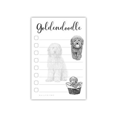 Imagem de Bloco de notas Goldendoodle Puppies Sticky to Do List – Goldendoodle Material escolar para Goldendoodle Mom | Presentes Goldendoodle para amantes de Goldendoodle | 10 x 15 cm, 50 páginas