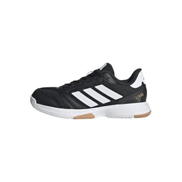 Imagem de adidas Tênis feminino de vôlei Ligra 8 Indoor, Preto/branco/branco, 36