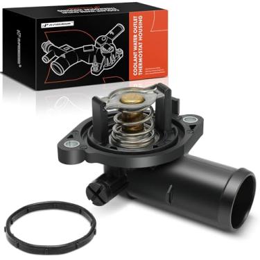 Imagem de A-Premium Conjunto de caixa de termostato de arrefecimento do motor com junta compatível com Jeep Cherokee Dodge Grand Caravan Journey Chrysler 200 Volkswagen Routan