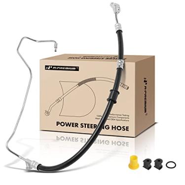 Imagem de A-Premium Conjunto de linha de mangueira de pressão de direção hidráulica compatível com Honda Accord 1998 1999 2000 2001 2002 3.0L, bomba para rack, substituição # 53713S80G01