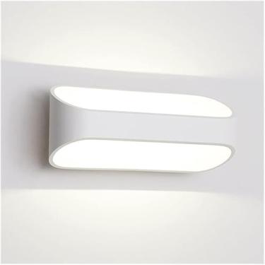 Imagem de Moderno Simples Personalidade Criativa Sala de estar Quarto Cabeceira Corredor Corredor Escadaria LED Lâmpada de Parede 5W 10W 15W (10w 25cm, Branco Quente)