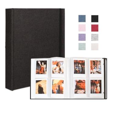 Imagem de Cherrich Mini Álbum de Fotos para Fujifilm Instax Mini Polaroid Snap, Livro de Fotos de Linho 2X3, Cada Álbum Pequeno Contém 208 Fotos