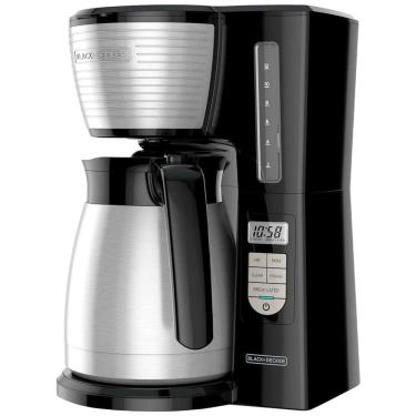 Imagem de Cafeteira Elétrica Programável 1 2.8L de Aço Inoxidável, 110v, BLACKDECKER CM2045B 1, Preto