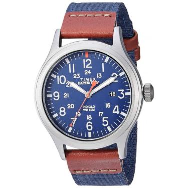 Imagem de Relógio Masculino Analógico Automático, Couro, TIMEX TW4B14100, Marrom