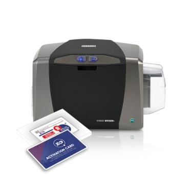 Imagem de 2ID Impressora de crachás de um lado Fargo DTC1250e | Máquina de cartão de identificação profissional para identidades escolares, cartões de acesso corporativo e crachás de negócios | SKU: 050000 |