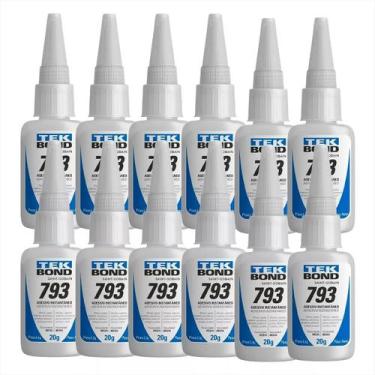 Imagem de Cola Instantânea Tek Bond 793 20g - Kit 12 Unidades