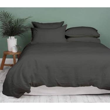 Imagem de Capa de edredom Minor Monkey Full/Queen 1000 fios 100% algodão egípcio Capa de edredom e fronha de luxo com qualidade de hotel - Conjunto de 5 peças para todas as estações com fecho de zíper e 6