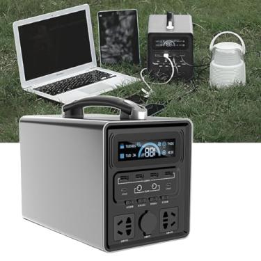Imagem de KKSOUFX 500w EstaçãO De Energia PortáTil 256/384wh(80000/120000) Mah, Banco De Energia Enerator 220v Ac/Dc/Usb/Gerador Solar Ups Carga De Bateria Para Laptop Ao Ar Livre Acampamento Pesca EmergêNcia