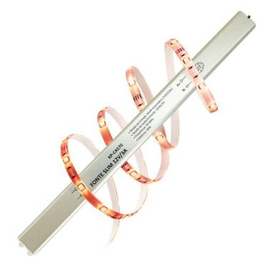 Imagem de Fonte Slim 12V 3A Driver Perfil Fita Led Luminária 36W - Onistek