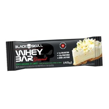 Imagem de BARRA DE PROTEÍNA GOURMET C/ COLOSTRO - 1 UN WHEY BAR GOURMET TORTA MOUSSE DE LIMÃO 45G - 1 UN