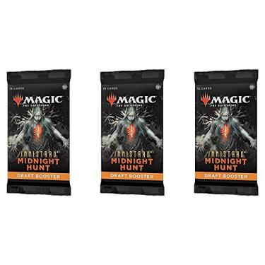 Imagem de 3 Packs Magic: The Gathering Draft Booster Pack Lot MTG Innistrad Midnight Hunt