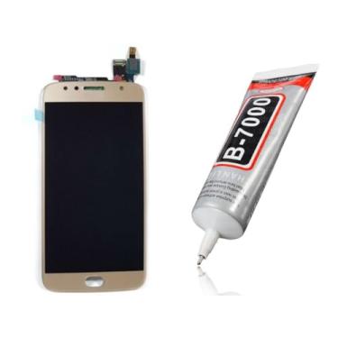Imagem de Tela Display Lcd Touch Para Moto G5s Plus D + Cola 100ml