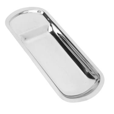 Imagem de Bandeja de Porção de Aço Inoxidável, Servir Bandeja de Pratos de Pratos para Serviços de Serviço para Cozinha e Jantar (Quadrado)