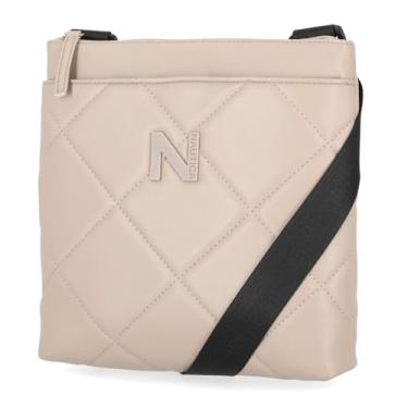 Imagem de Nautica Bolsa tiracolo feminina Lakeside Signature Jaquard North South, Cogumelo (colcha marquesa), One Size
