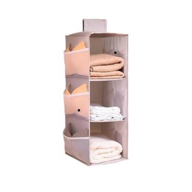 Imagem de Prateleira Organizadora Vertical 3 Nichos Multiuso Dobrável - IKAZA