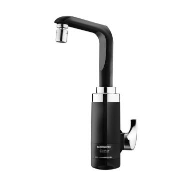 Imagem de Torneira Elétrica Essence Parede Preta Com Cromado 5500W Lorenzetti 220V