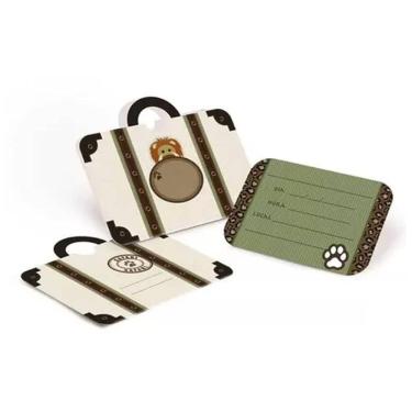 Imagem de Convite De Aniversário Safari - 8 Unidades