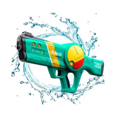 Imagem de Arminha Pistola de Água Elétrica Automática - Super Pistola de Água Elétrica 1200ML Alcance de 30 Metros no Disparo Certificada Pelo INMETRO - Cores Conforme Disponíbilidade