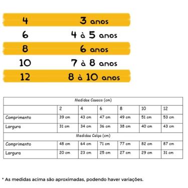 Imagem de Conjunto Moletom feminino Infantil felpudo Roupa de frio criança Menina