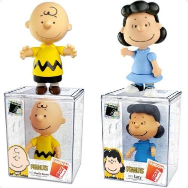 Imagem de Coleção Boneco Charlie Brown E Lucy Fandom Box Snoopy Lider - LIDER BR