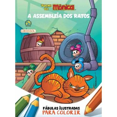 Imagem de Turma Da Mônica - Fábulas Ilustradas Para Colorir - a Assembléia Dos Ratos