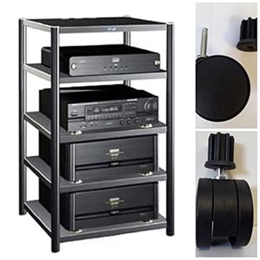 Imagem de RACK AIRON HT 50.02 + 4 RODÍZIOS R7,5 + CANALETA V-90 BLACK