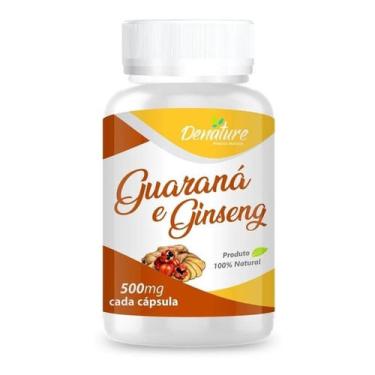 Imagem de Guaraná E Ginseng 500mg 100 Cápsulas Denature