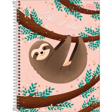 Imagem de Caderno Universitário Bicho Preguiça 01 Matéria Tilibra