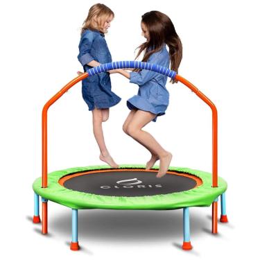 Imagem de Cama Elástica Interna Dobrável com Apoio Ajustável, até 136 kg, CLORIS, Verde