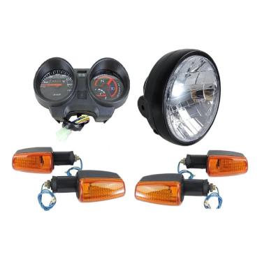 Imagem de Painel Completo Farol 4 Pisca Cg Titan 150 Ano 2004 Ate 2008